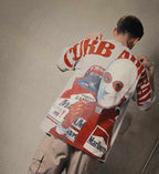 Marlboro Racing Club Tee with bold racing graphics and red logo, modeled by a person.