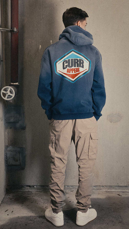 Pit Stop Hoodie with graphic design, featuring loose fit, suitable for casual streetwear in autumn and winter.
