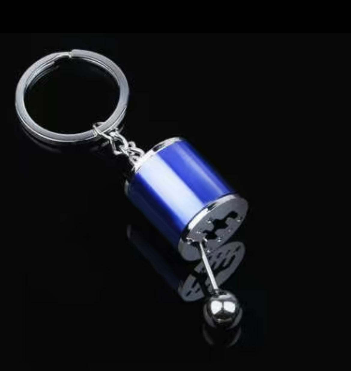 Shifter Keychain with realistic mini gear shifter design and premium alloy construction.