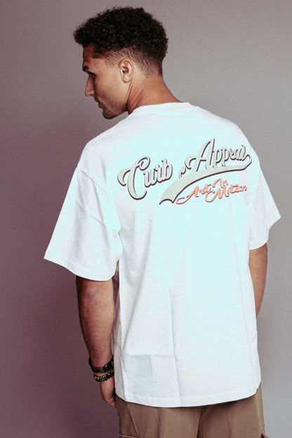 Urban style Donk Tee with bold graphic design and relaxed unisex fit.