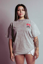 Vintage style acid wash Tee by Curb Appeal.
