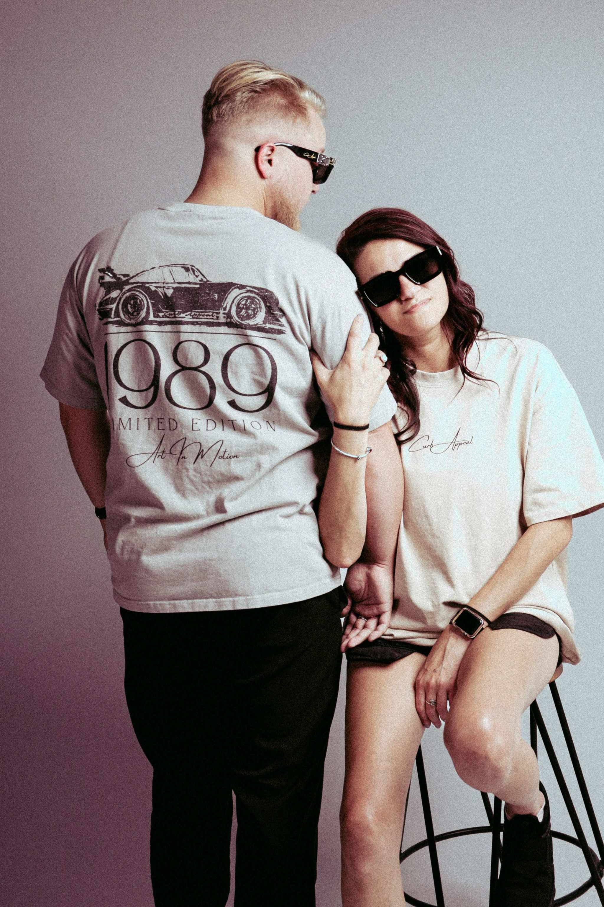 Casual Porsche Tee with racing car print, perfect for car enthusiasts.