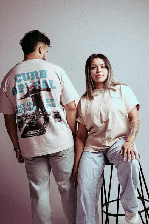 Billion Dollar Man Tee featuring bold print, modeled in casual setting.